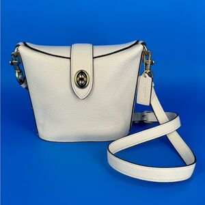 Coach Addie Chalk Refined Leather Crossbody Bag (NWOT)